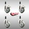 Service Caster 4 Inch 316SS Gray Poly Swivel 1 Inch Expanding Stem Caster Lock Brake, 2PK SCC-SS316TTLEX20S414-PPUB-2-S-2-1 - alternate 4